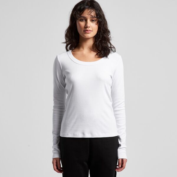 Womens Organic Rib Long Sleeve  Thumbnail